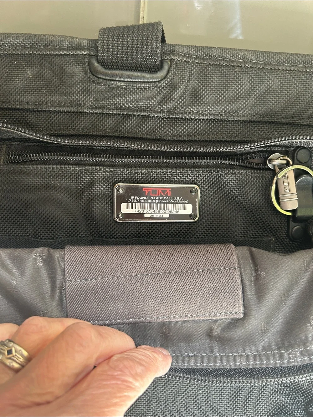 TUMI Expandable Laptop Briefcase 18x 13.5